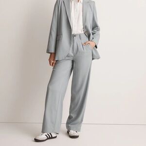 Madewell Neale Straight-Leg Pant in Drapeweave